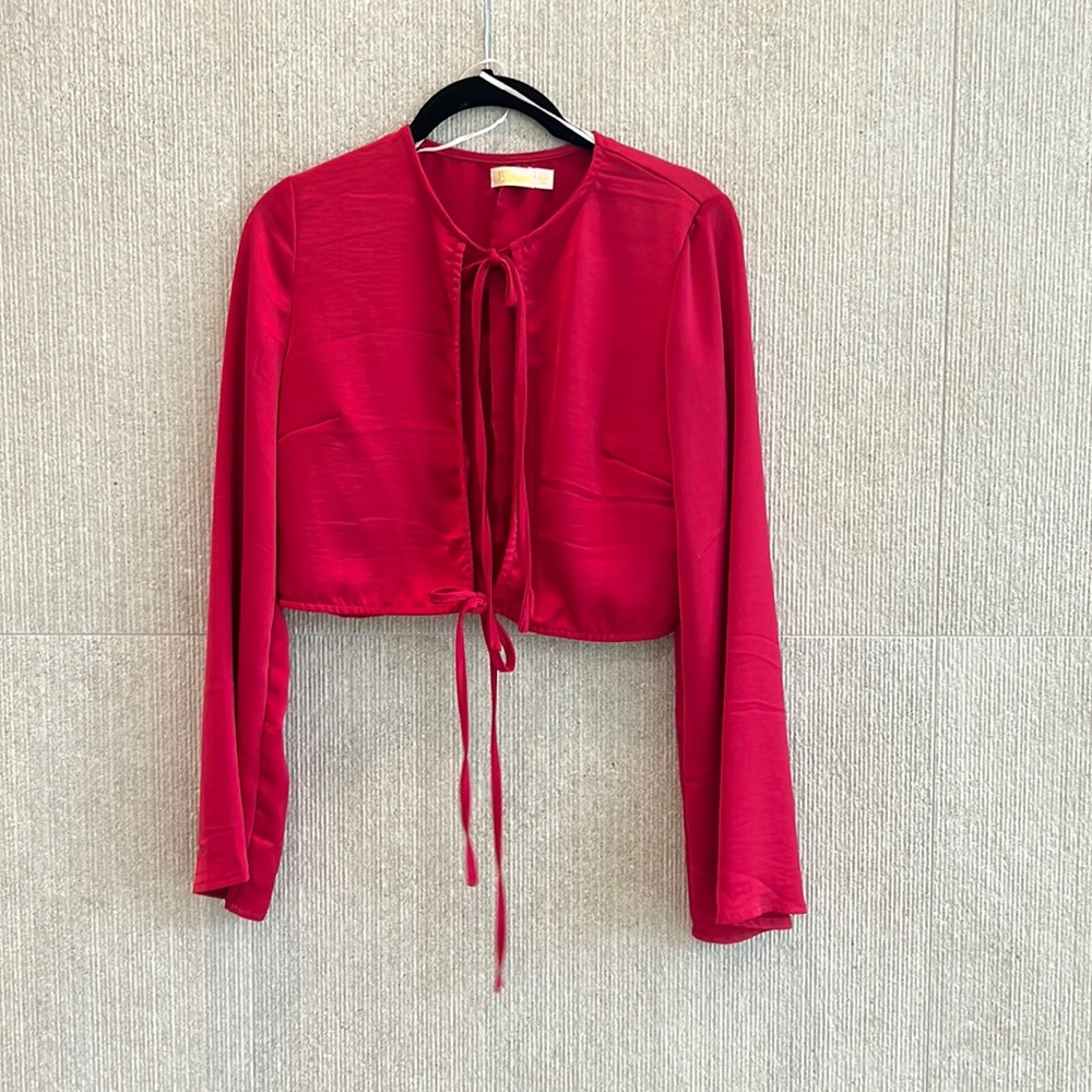 Womens Red Blouse
